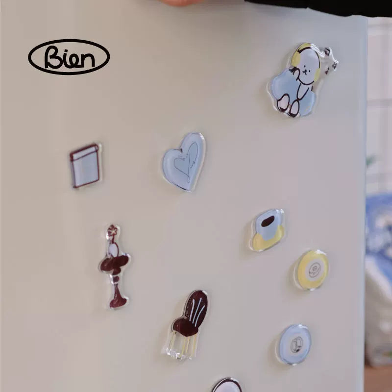 Bien Acrylic Epoxy Refrigerator Magnet Original Creative Gift