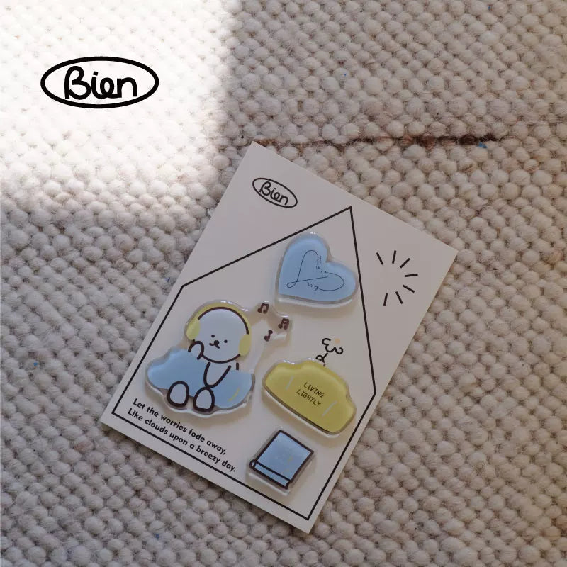 Bien Acrylic Epoxy Refrigerator Magnet Original Creative Gift