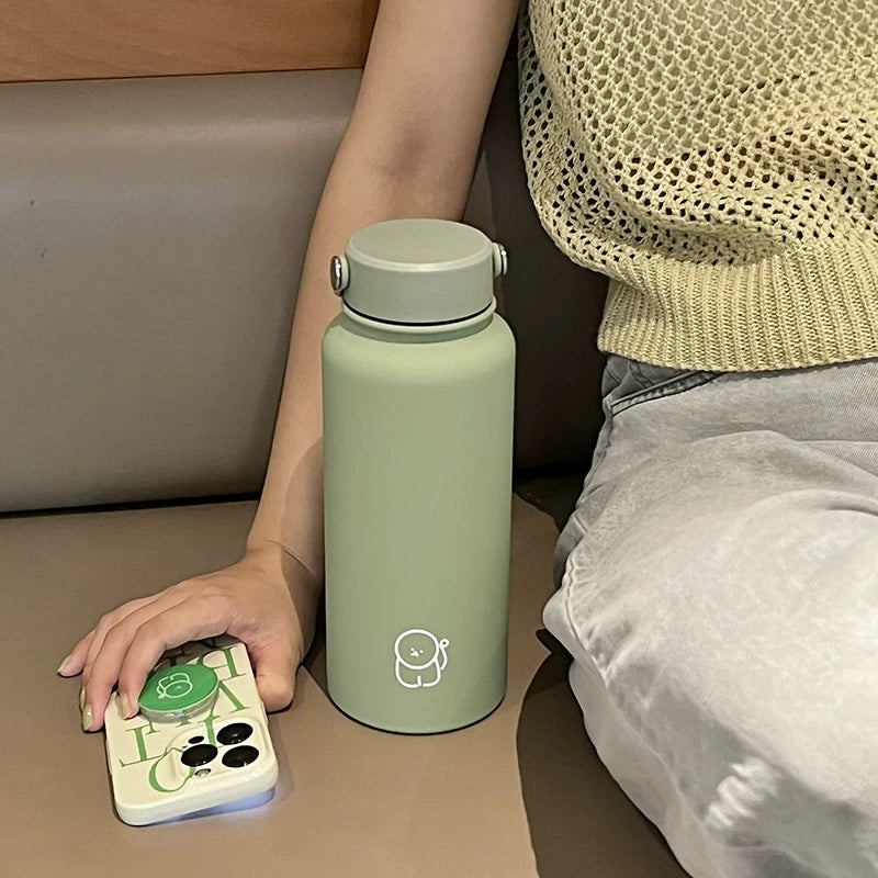 Large Capacity Ceramic Lined Insulated Water Cup
