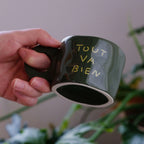 [Don’t make trouble bien] Ceramic cup mug coffee cup milk cup water cup student office new bone china cup