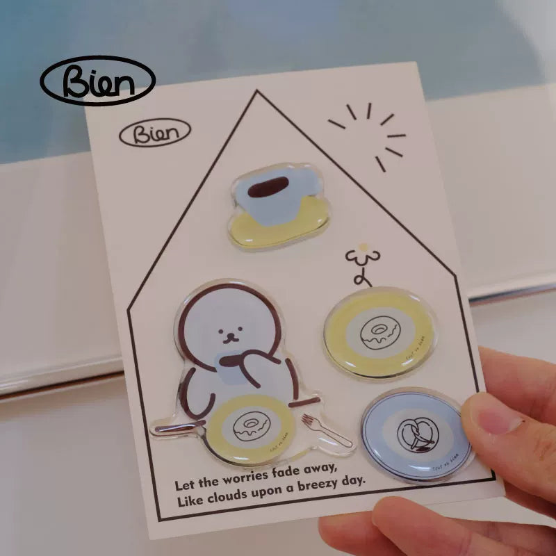 Bien Acrylic Epoxy Refrigerator Magnet Original Creative Gift