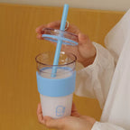 Tritan Plastic Straw Water Cup